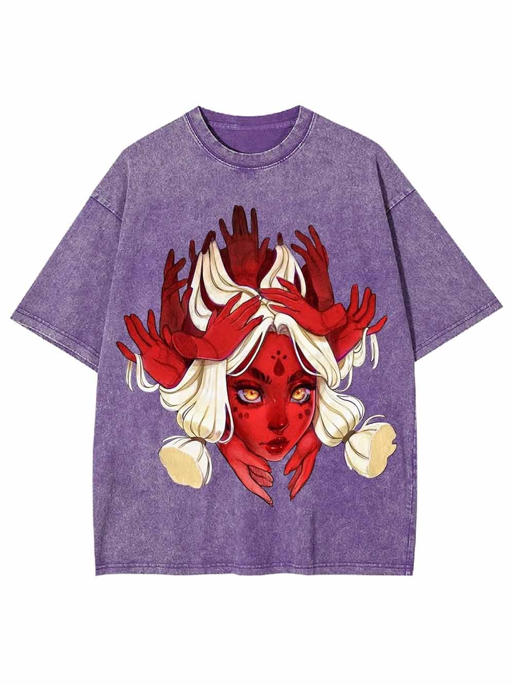 DEMON QUEEN WASHED TSHIRT