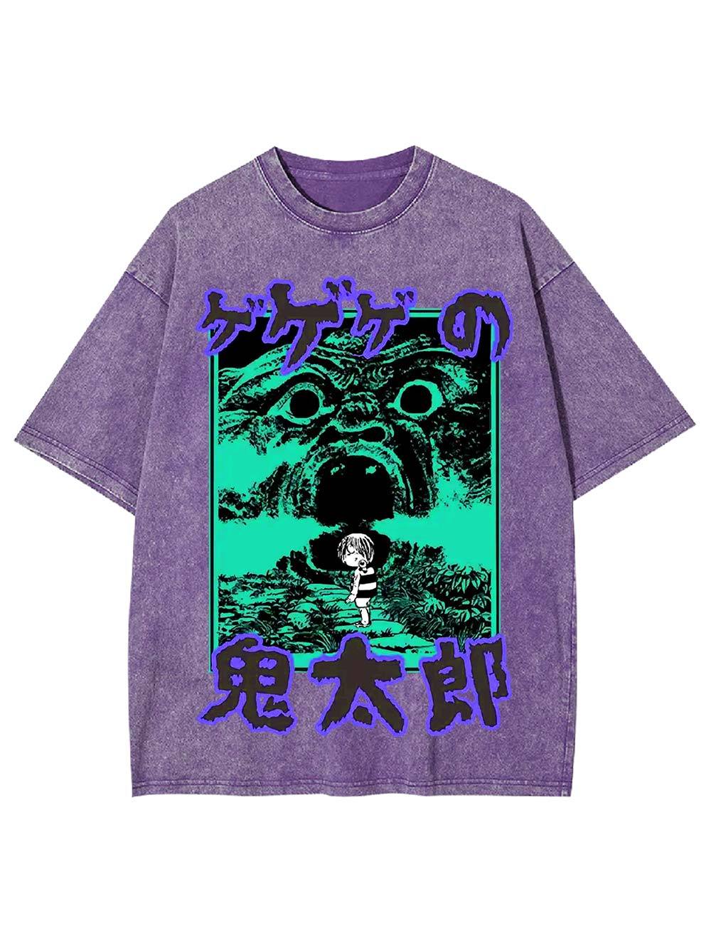 GeGeGe no Kitaro Washed Tshirt