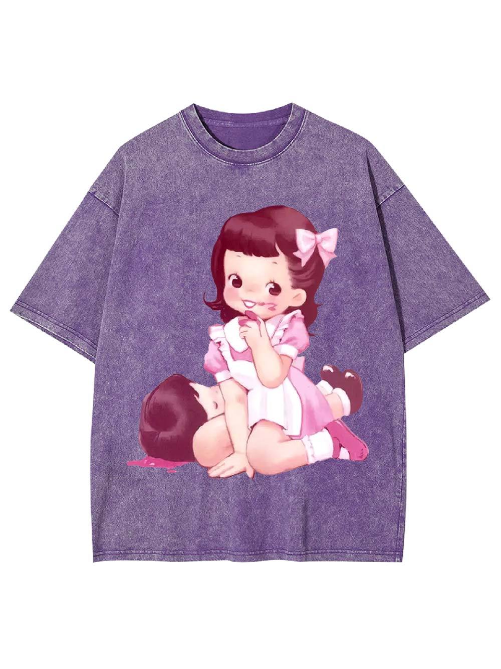 Sweet But Psycho Washed Tshirt