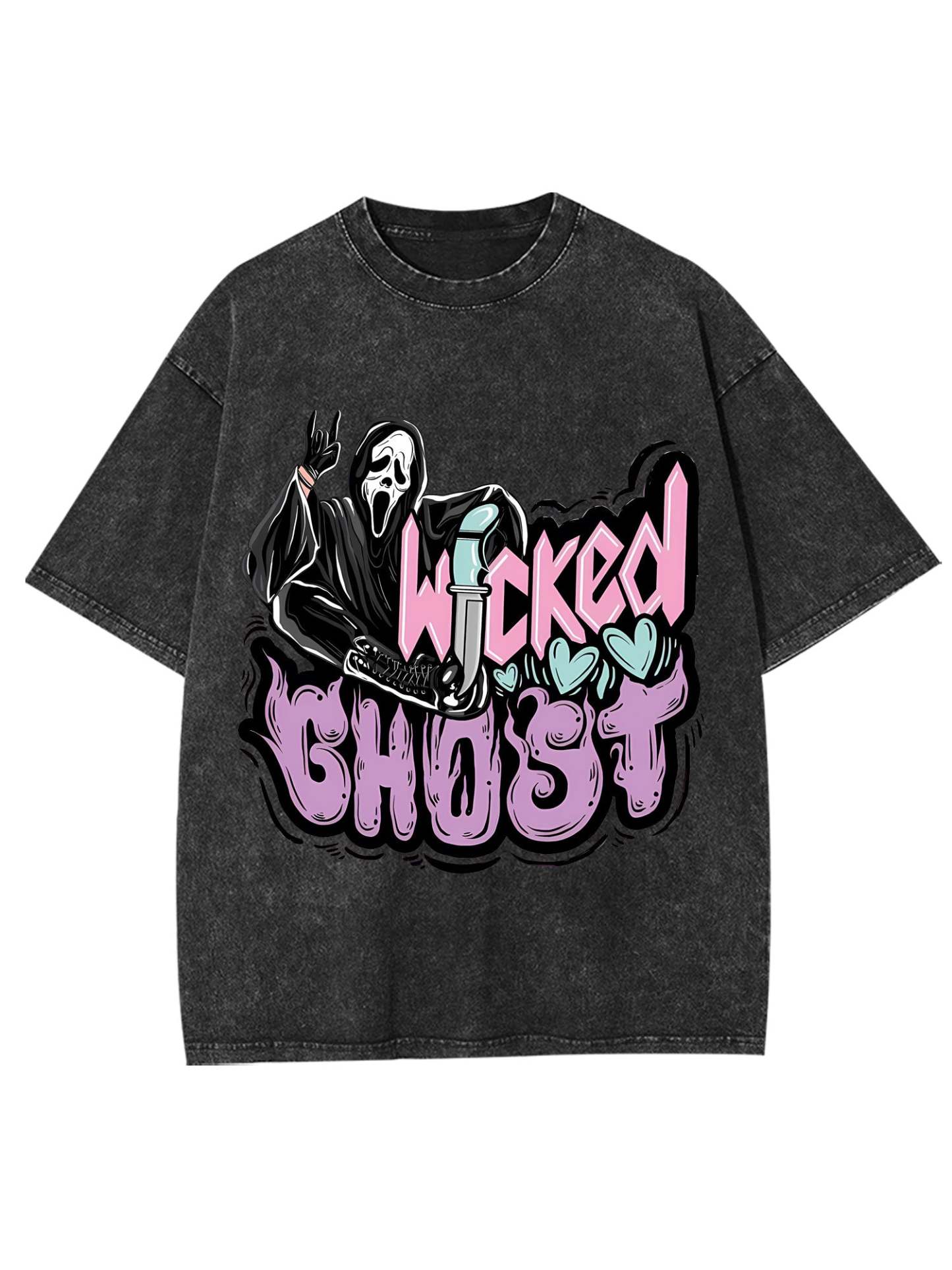 Wicked Ghost Washed Tshirt