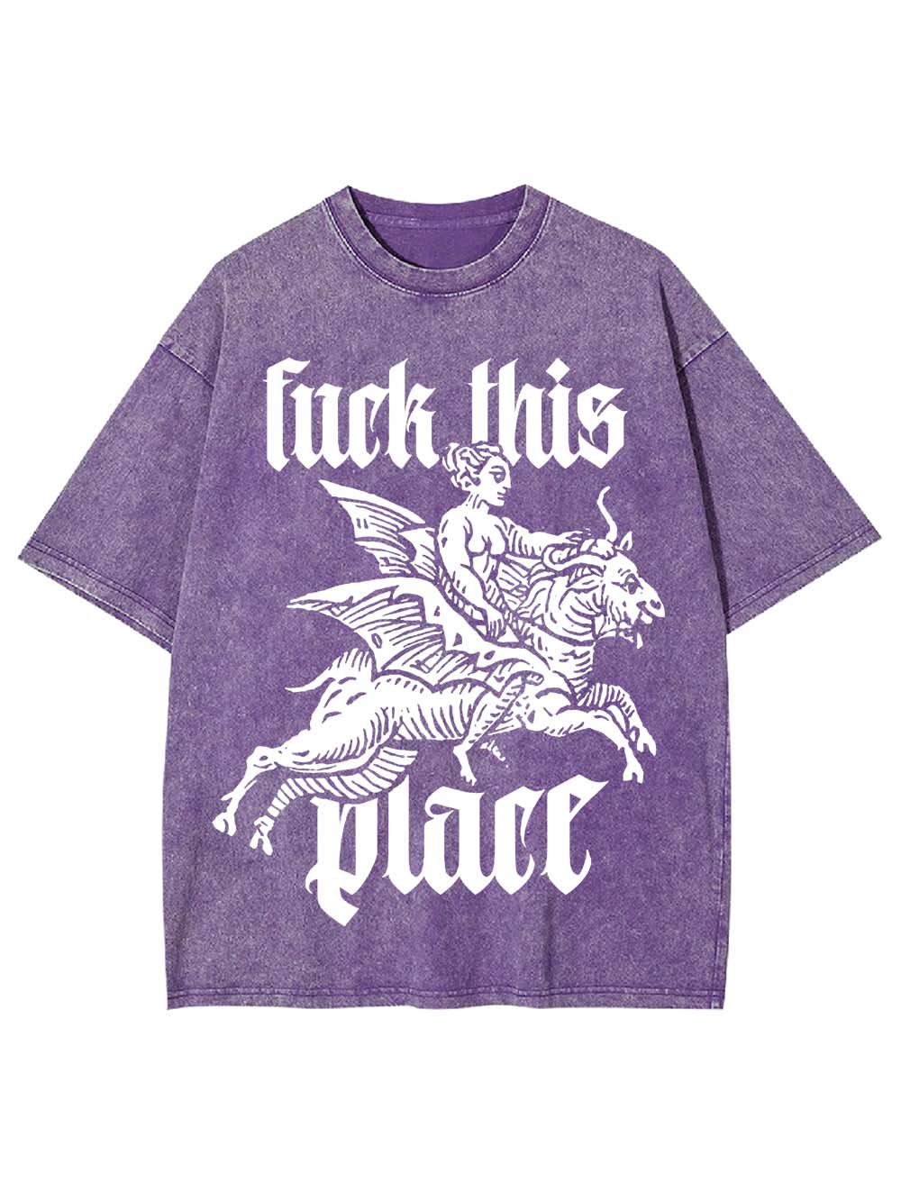 Fu*k This Place Washed Tshirt