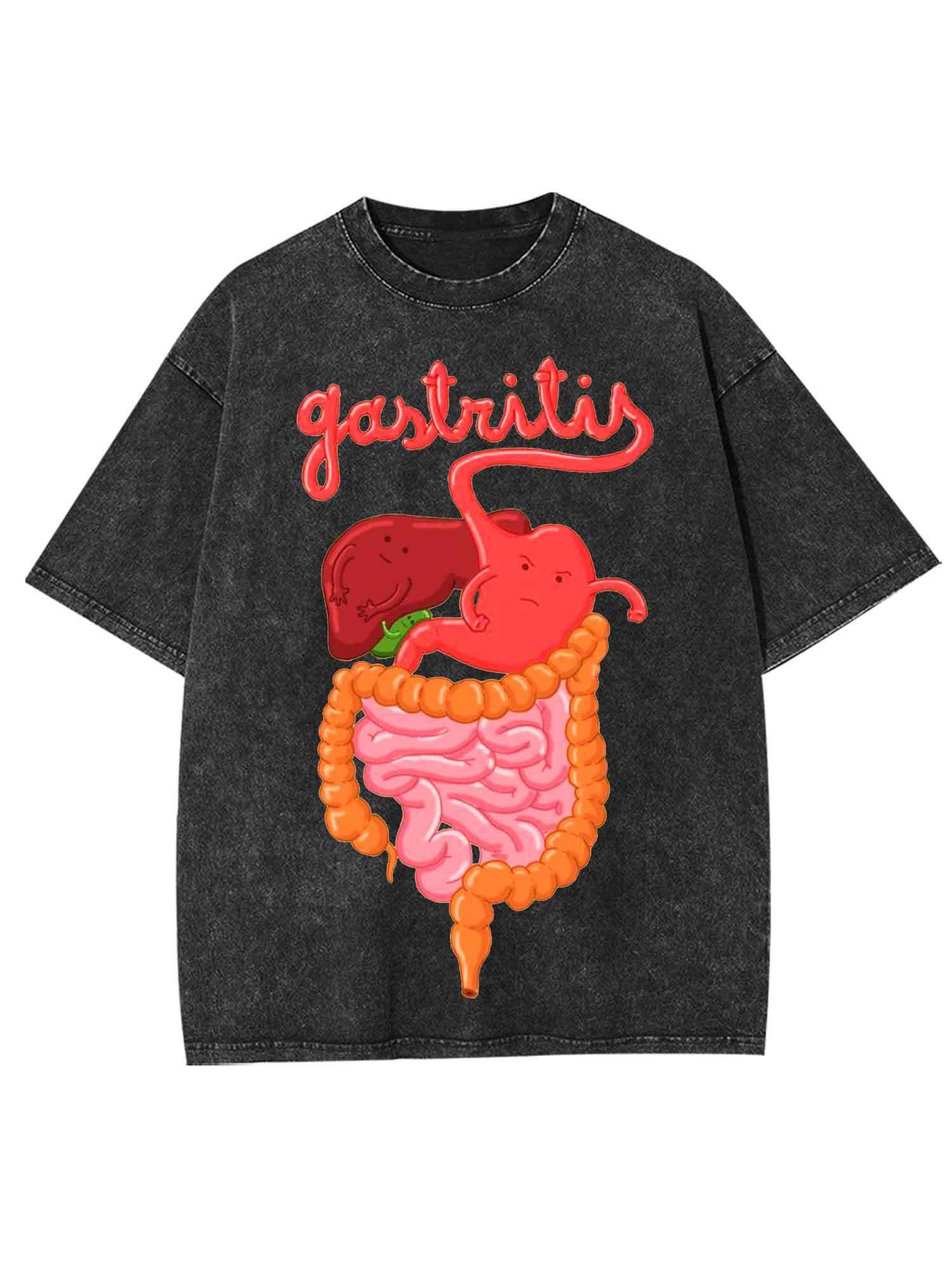 Angry Stomach Washed Tshirt