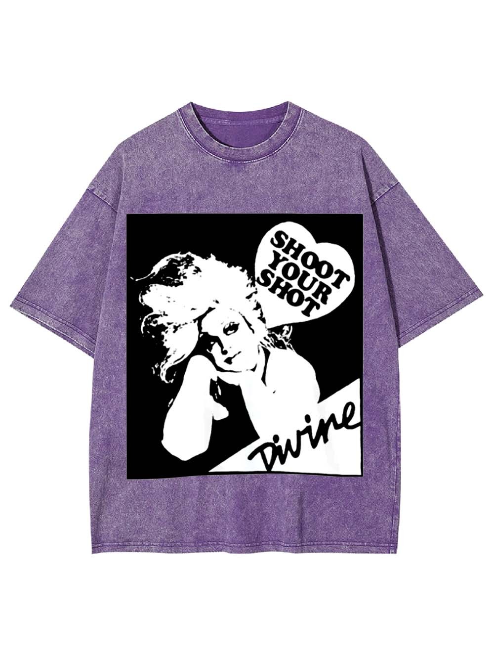 Shoot Your Shot Washed Tshirt