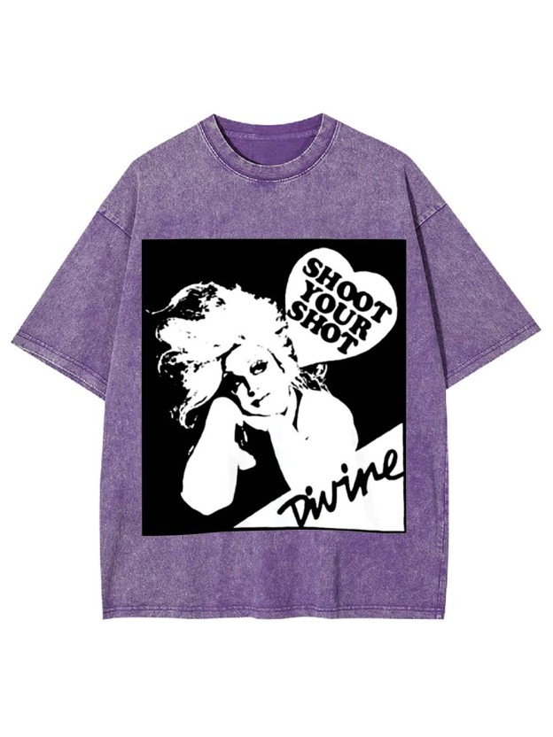 Shoot Your Shot Washed Tshirt