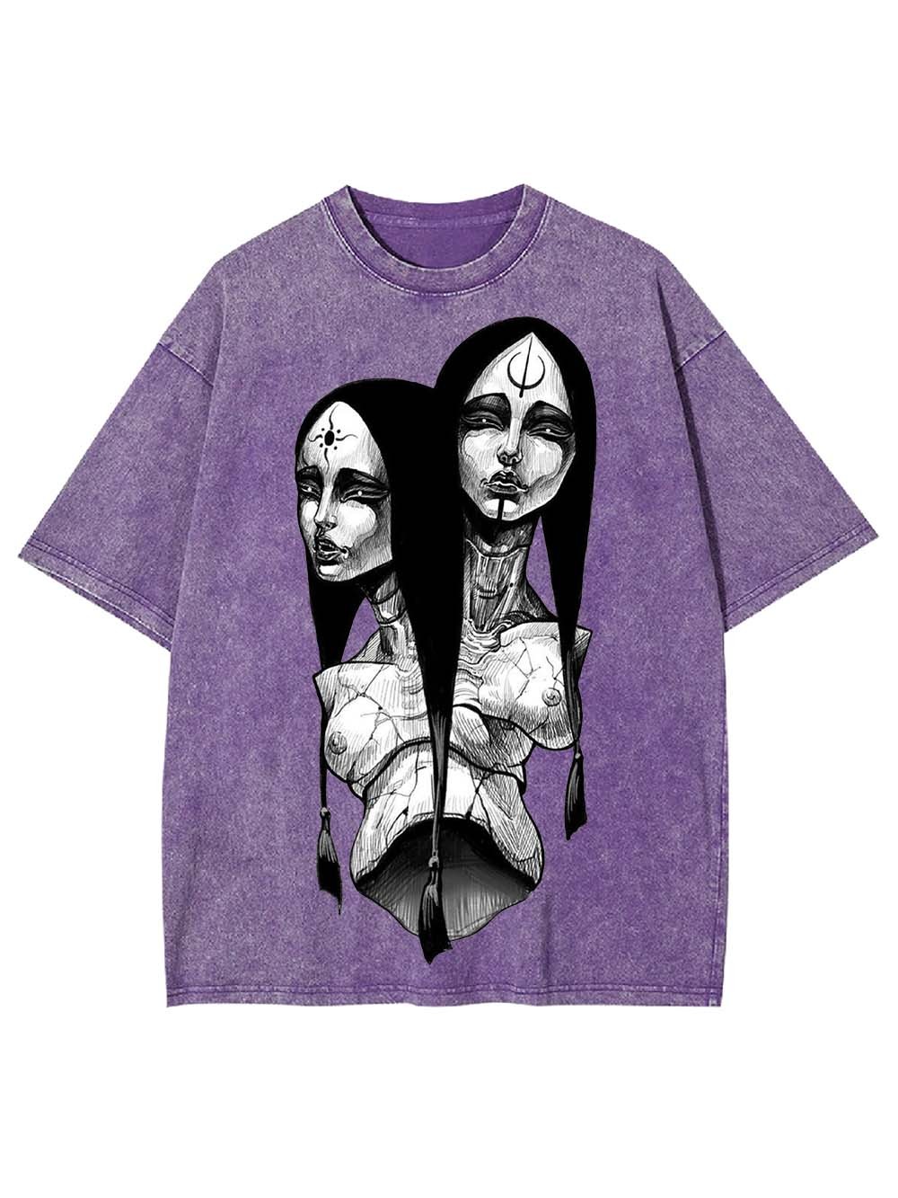 DUALITY OF SOULS WASHED TSHIRT