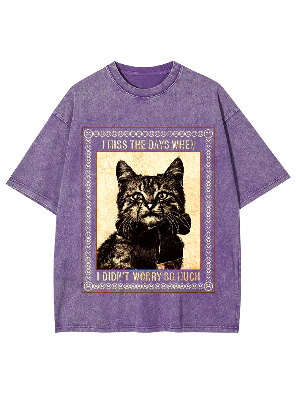 I Miss The Days When I Didn’T Worry So Much Washed Tshirt