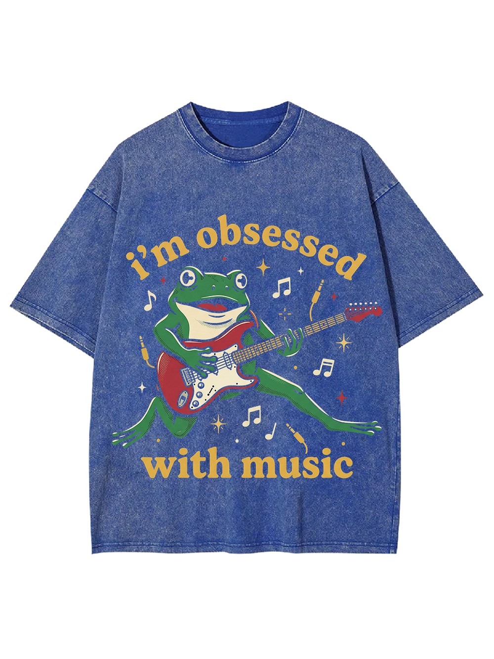 I’m obsessed with music Washed Tshirt