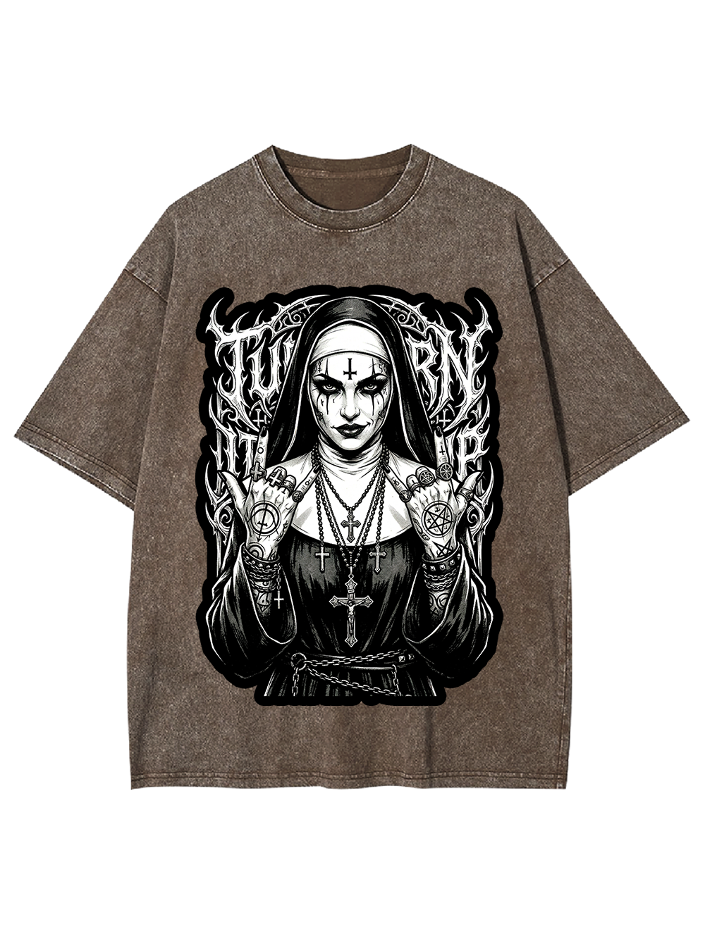 Rebel Nun Washed Tshirt