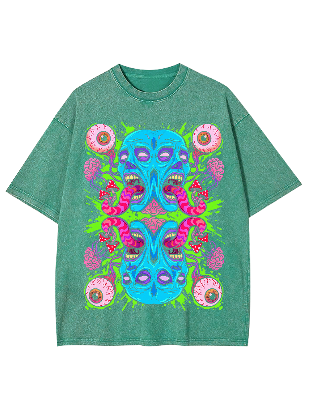 Symmetric Scream Washed Tshirt