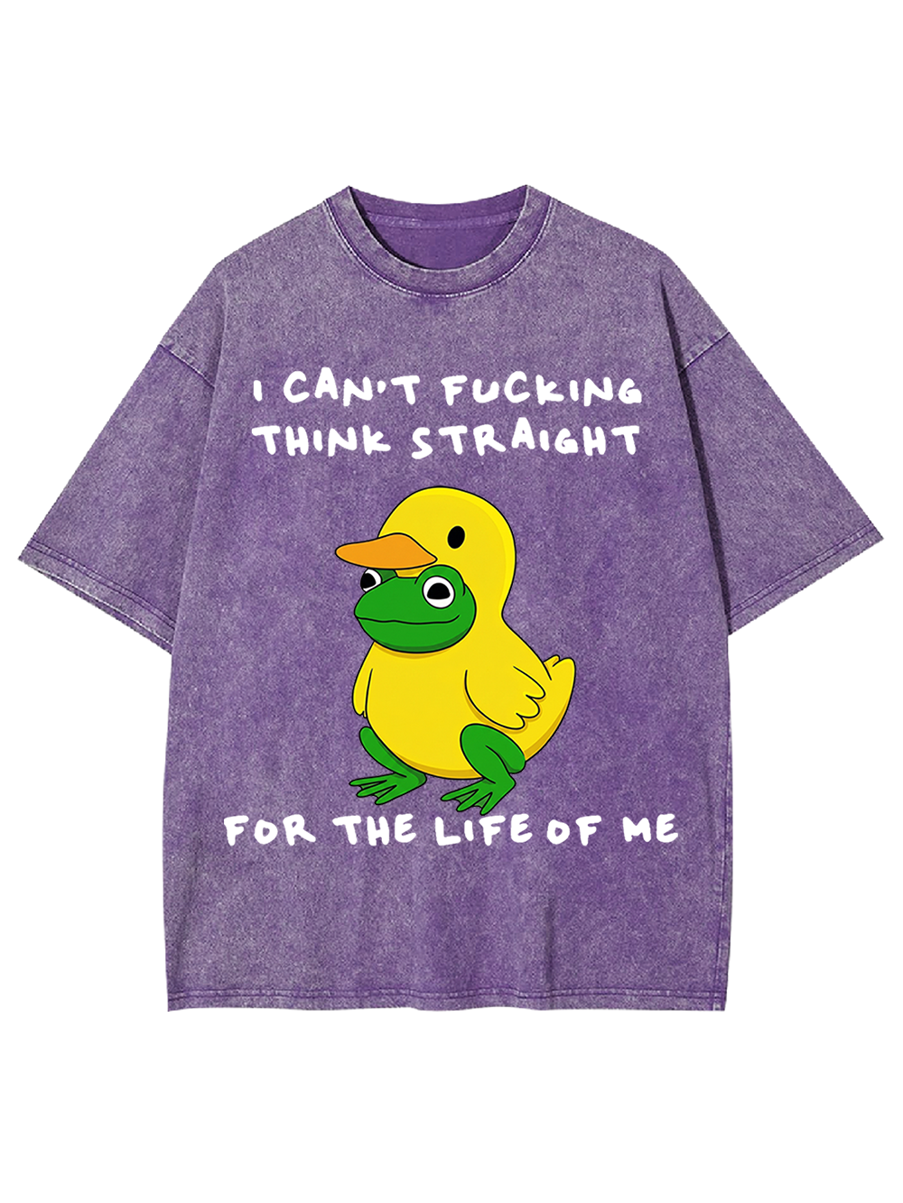 I CAN’T FUCKING THINK STRAIGHT FOR THE LIFE OF ME Washed Tshirt