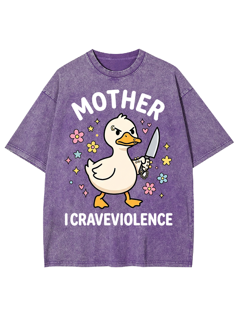 MOTHER I CRAVE VIOLENCE Washed Tshirt