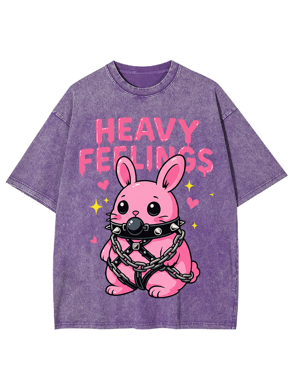 HEAVY FEELINGS Washed Tshirt