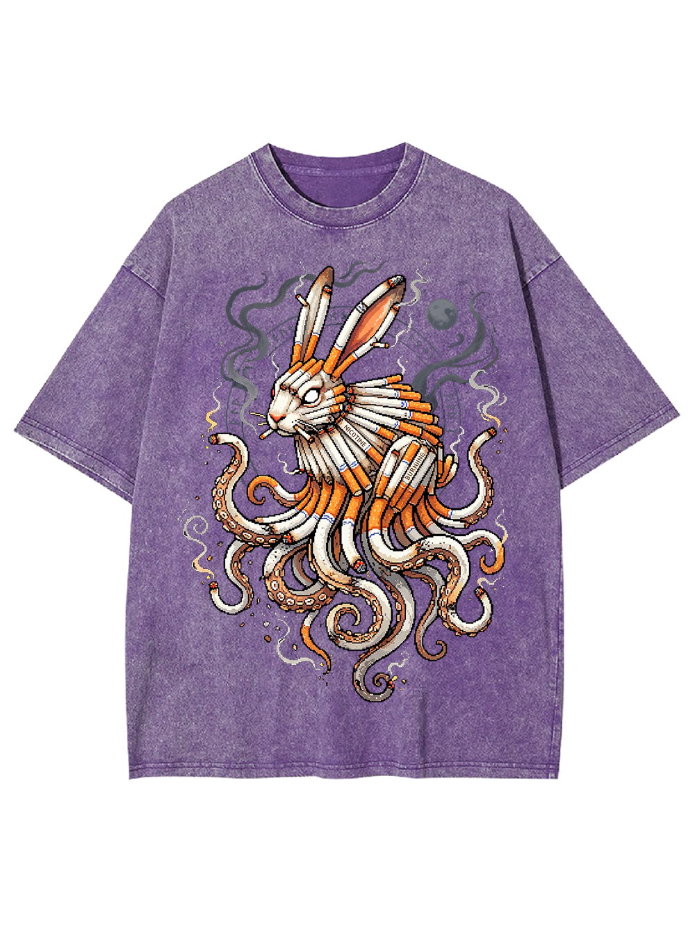 Smokeborn Hare Washed Tshirt
