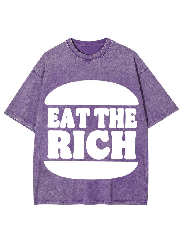 Eat The Rich Washed Tshirt