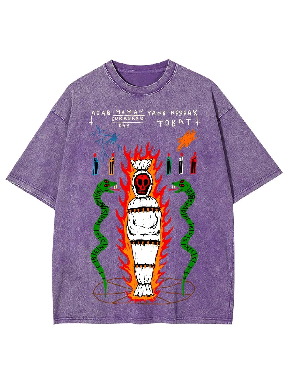 REPENTANCE IN FLAMES WASHED TSHIRT