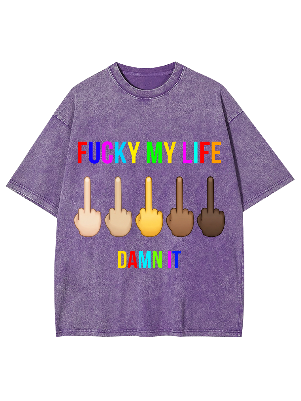 FUCKY MY LIFE Washed Tshirt