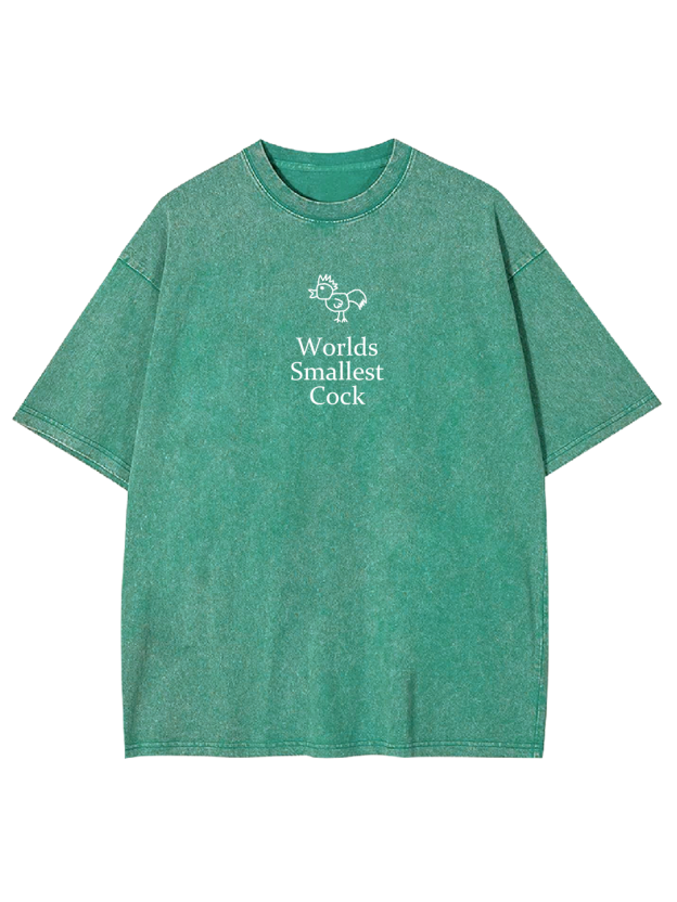 Worlds Smallest Cock Washed Tshirt