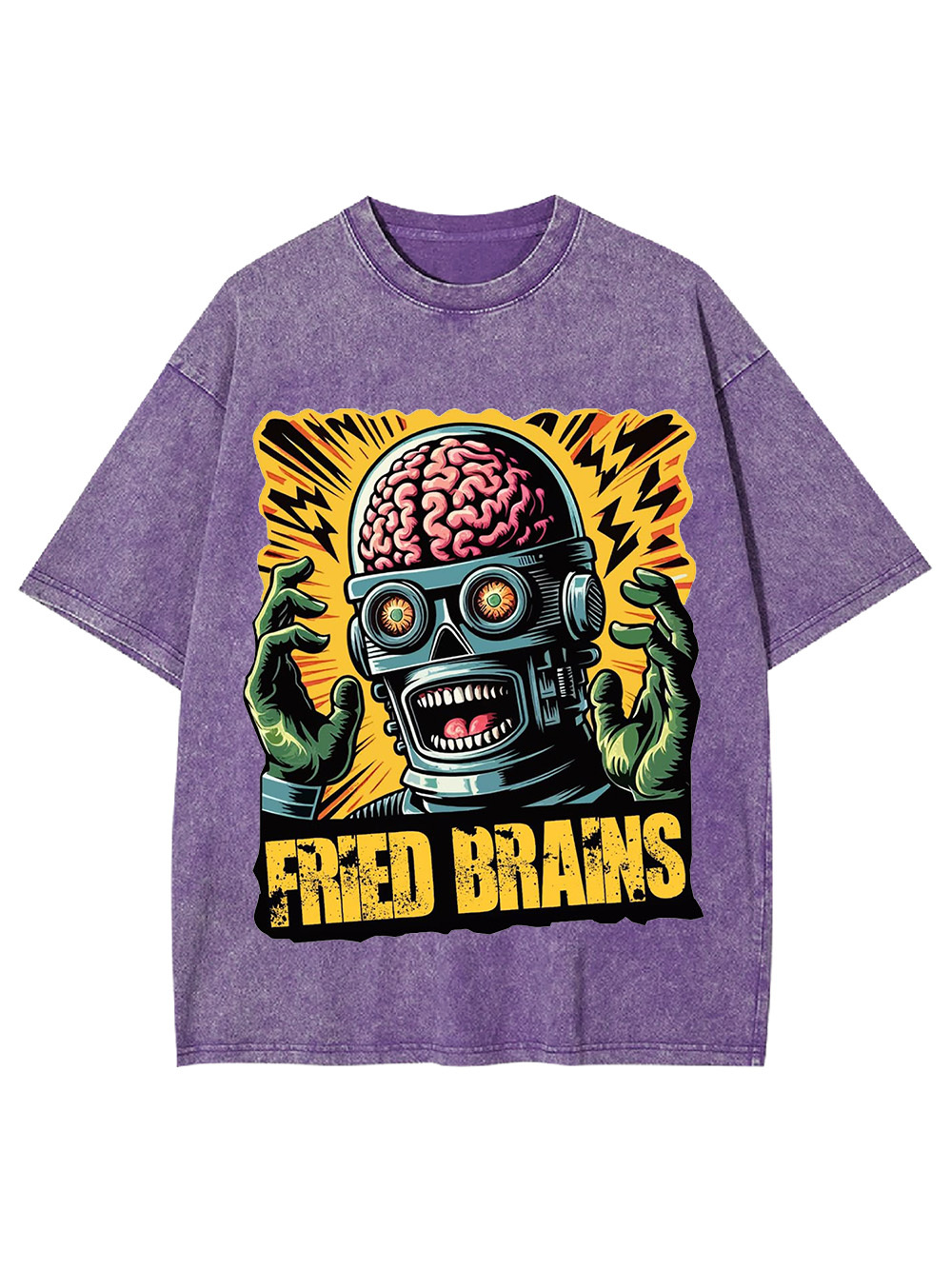 FRIED BRAINS WASHED TSHIRT