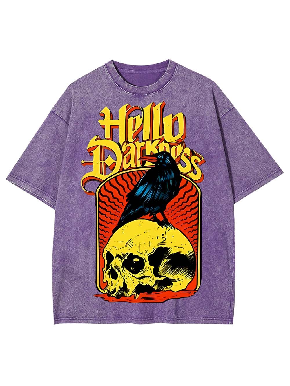 HELLO DARKNESS WASHED TSHIRT