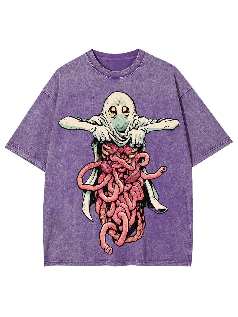 EXPOSED VISCERA WASHED TSHIRT