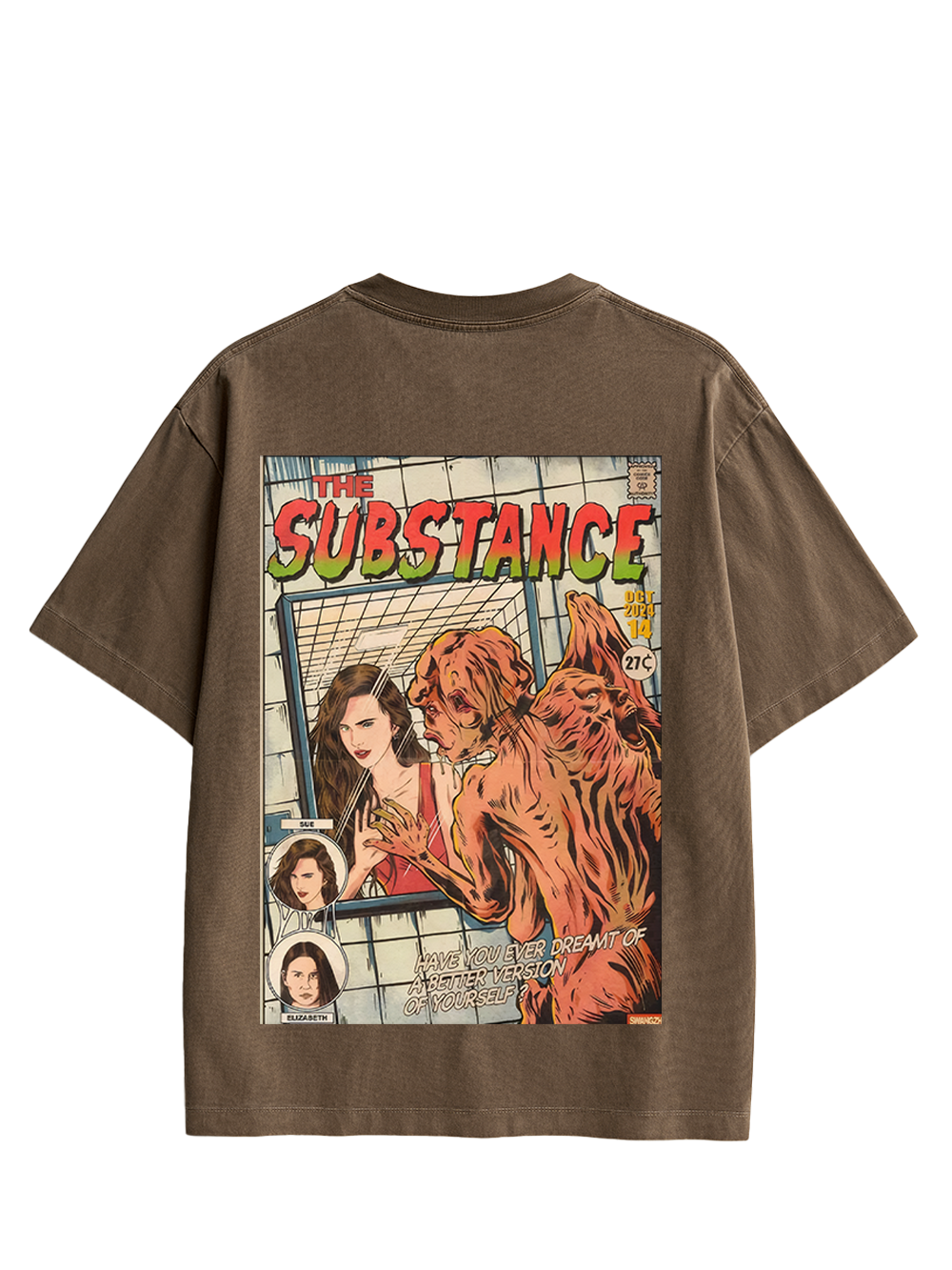 THE SUBSTANCE DOUBLE SIDED PRINT WASHED TSHIRT