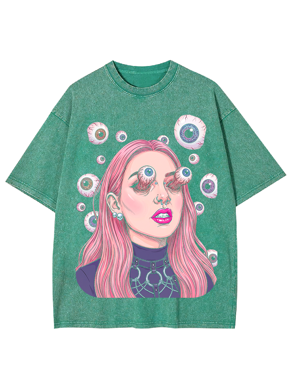 EYE OF THE PINK PHOENIX WASHED TSHIRT
