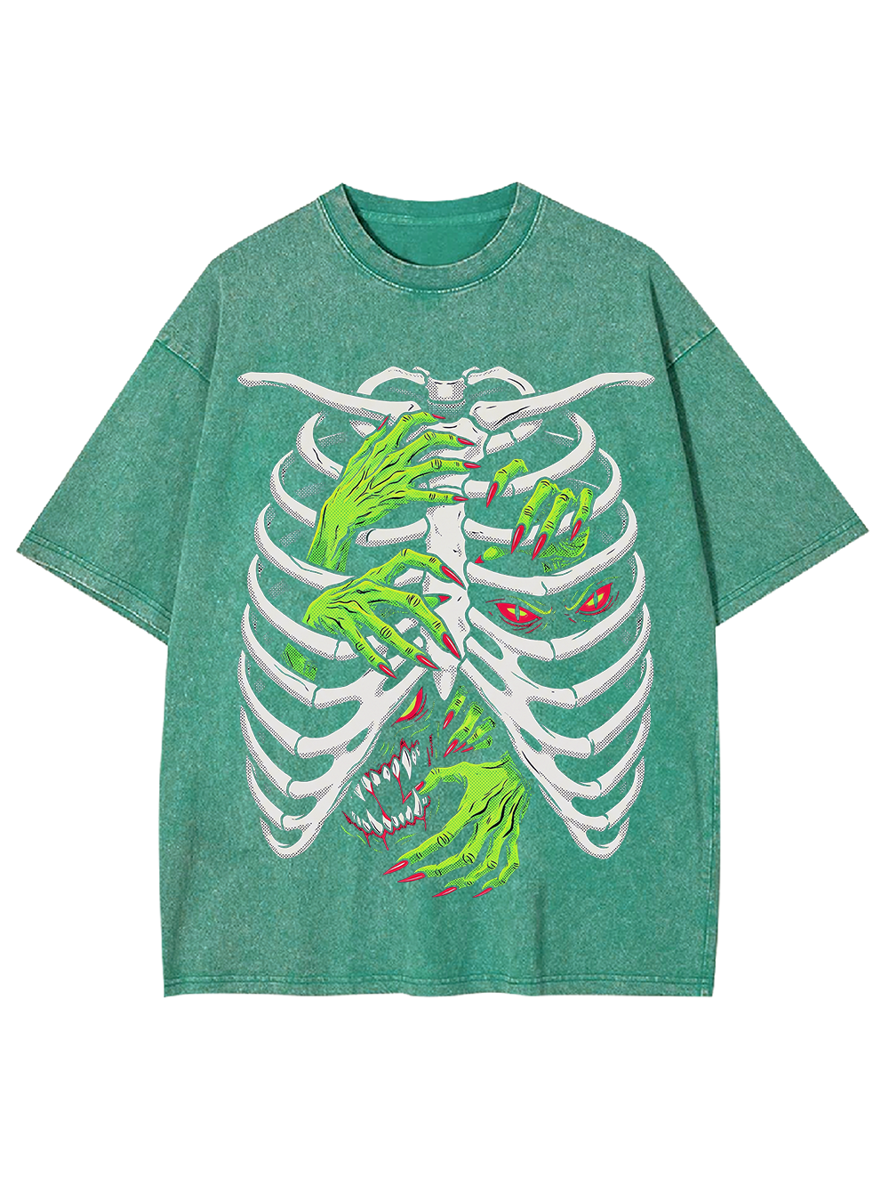CLAWING FROM THE INSIDE WASHED TSHIRT