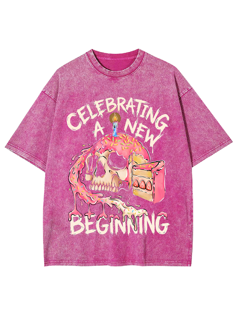 CELEBRATING A NEW BEGINNING WASHED TSHIRT