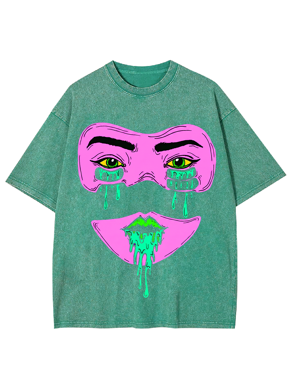 NEON SLICK WASHED TSHIRT