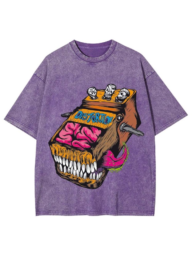 BRAIN DISTORTION DEVICE WASHED TSHIRT