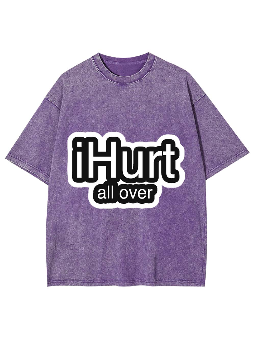 iHurt All Over Washed Tshirt