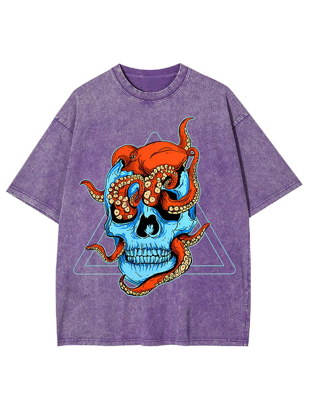 Tentacled Skull Washed Tshirt