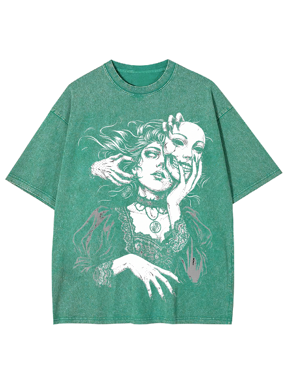DESIRE MASK GIRL WASHED TSHIRT