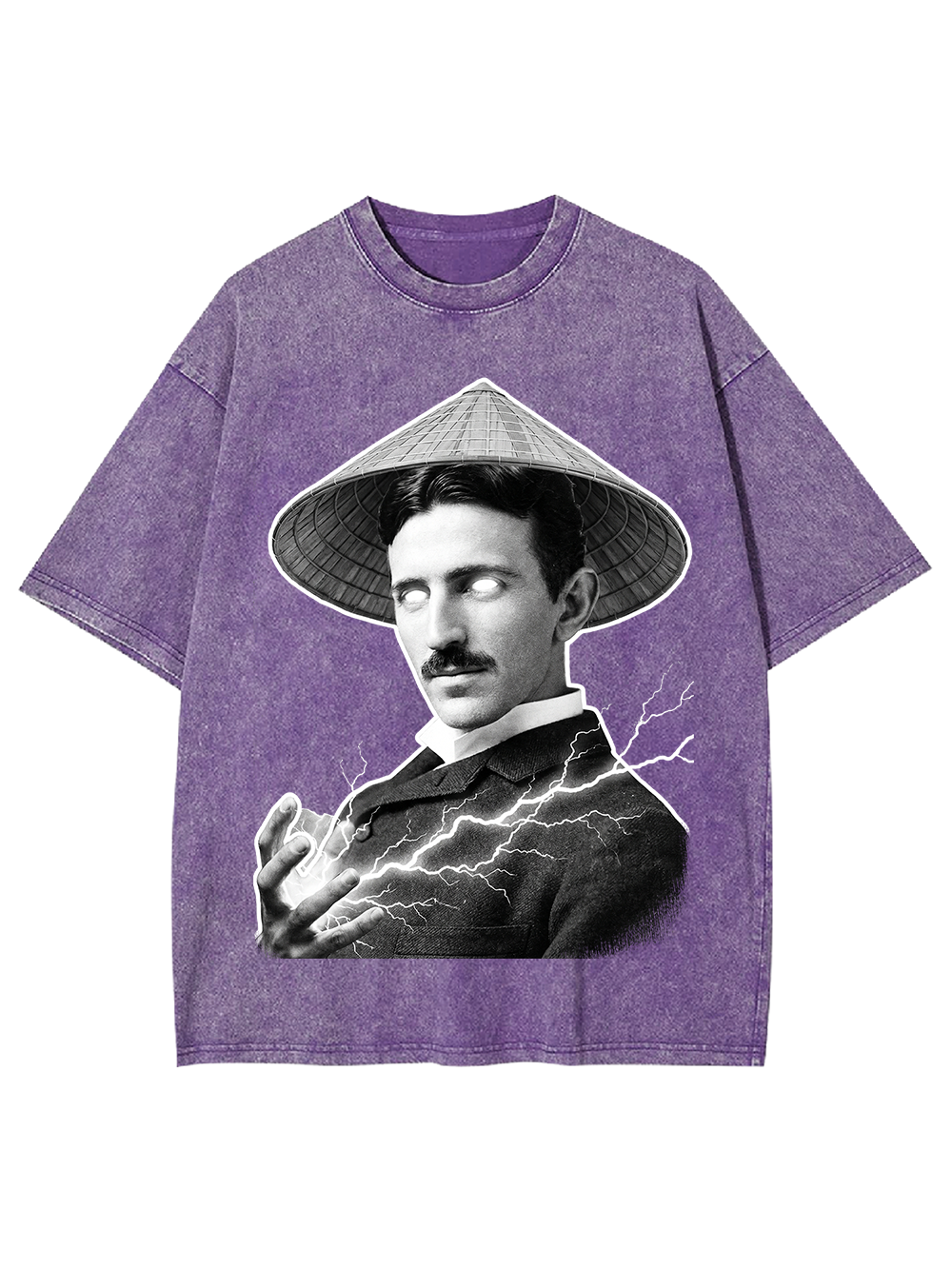 ELECTRIC MYSTIC IN CONICAL HAT WASHED TSHIRT