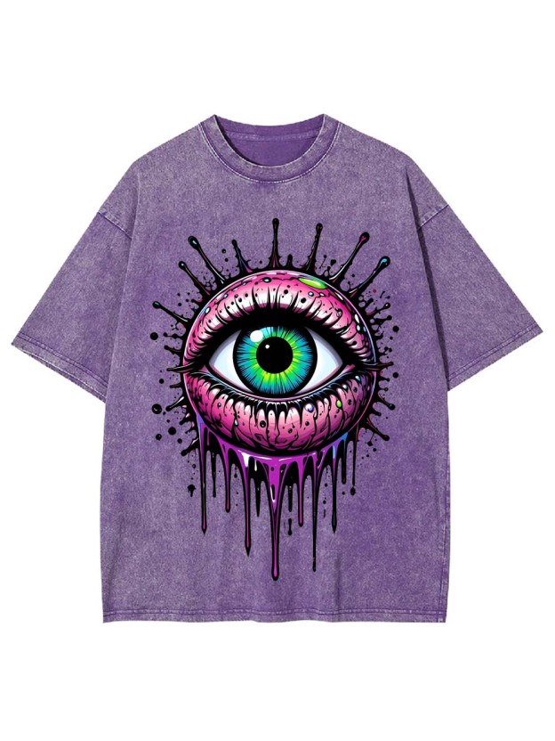 Melting Gaze Washed Tshirt