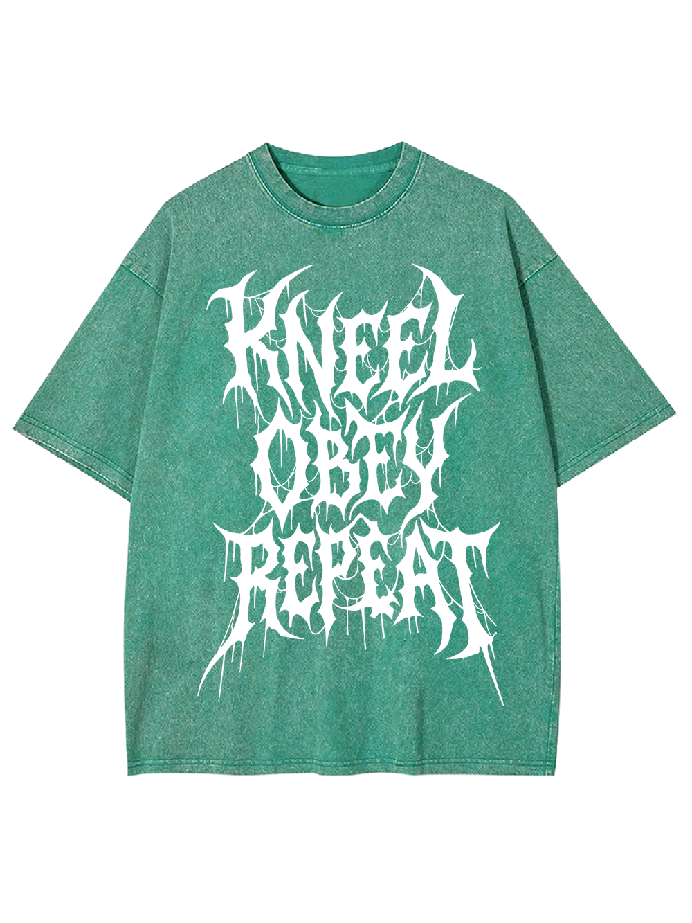 KNEEL OBEY REPEAT WASHED TSHIRT