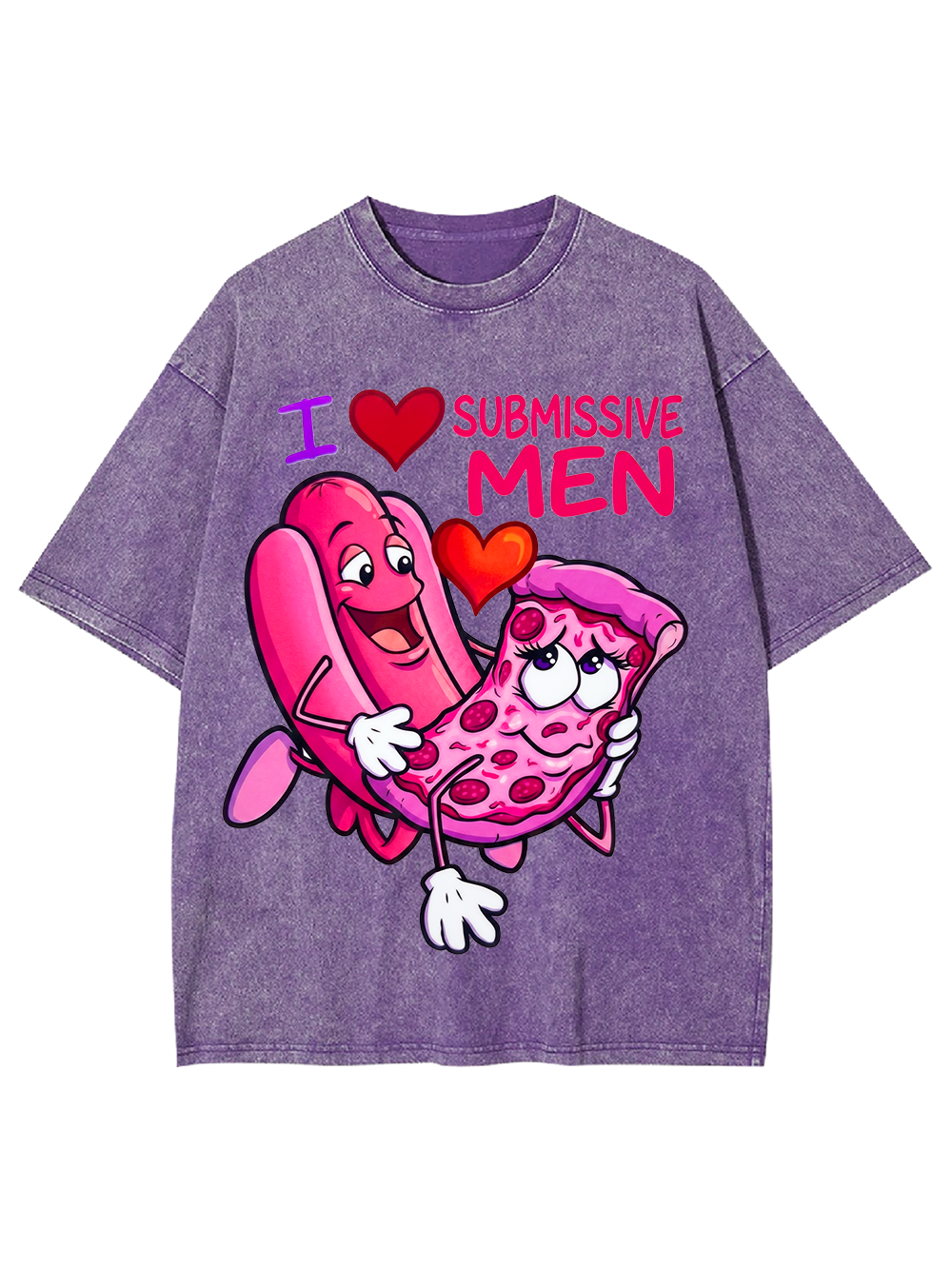 I LOVE SUBMISSIVE MEN WASHED TSHIRT