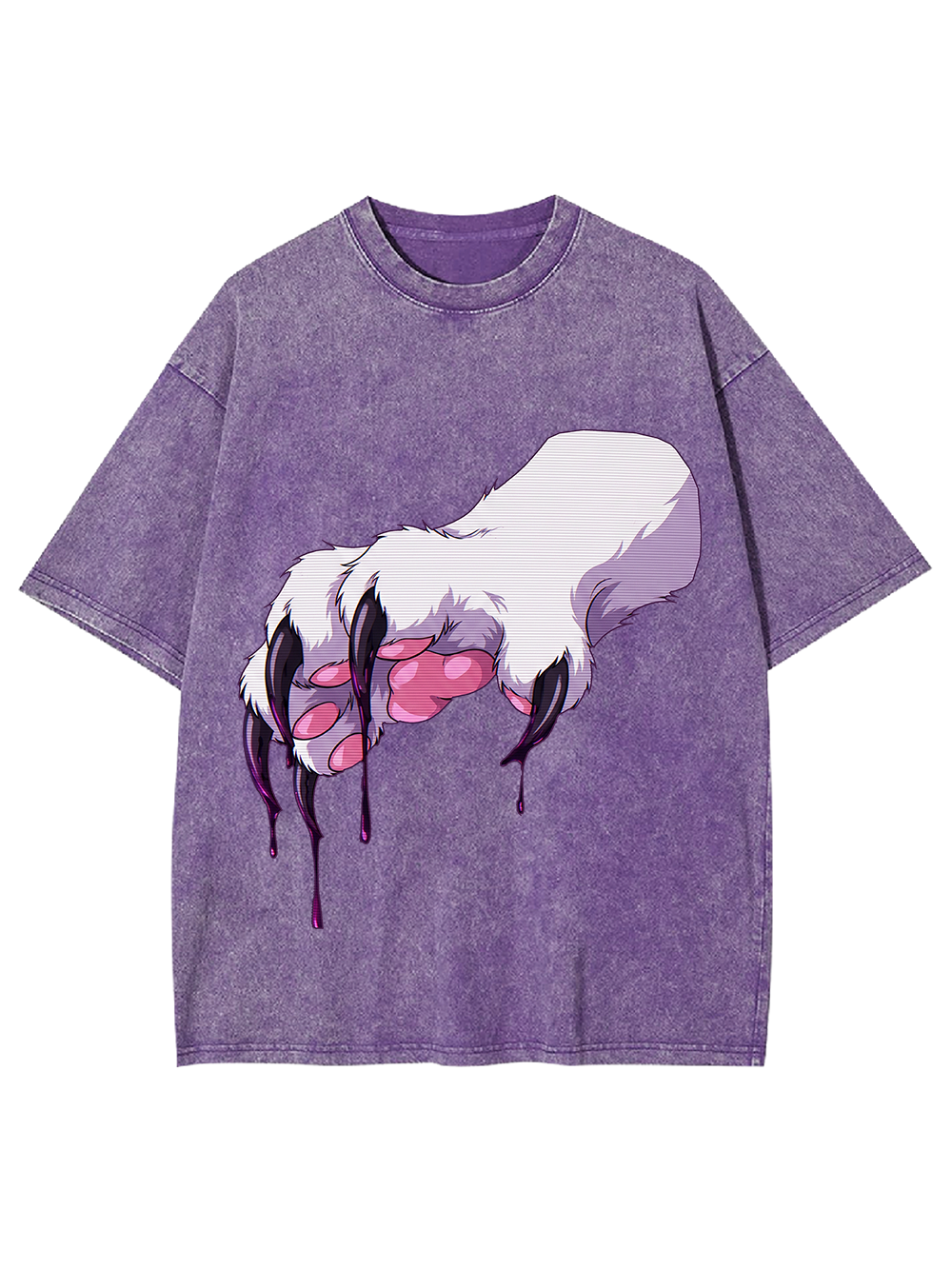 VAMPIRE KITTY CLAW WASHED TSHIRT