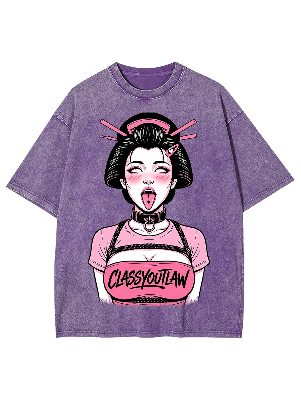 CLASSY OUTLAW GEISHA WASHED TSHIRT