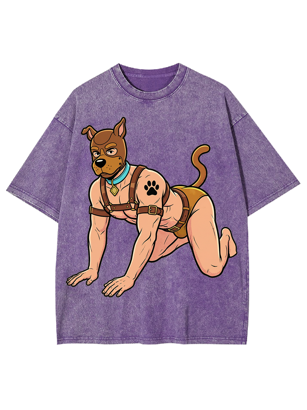 HUMAN PUP PLAY WASHED TSHIRT