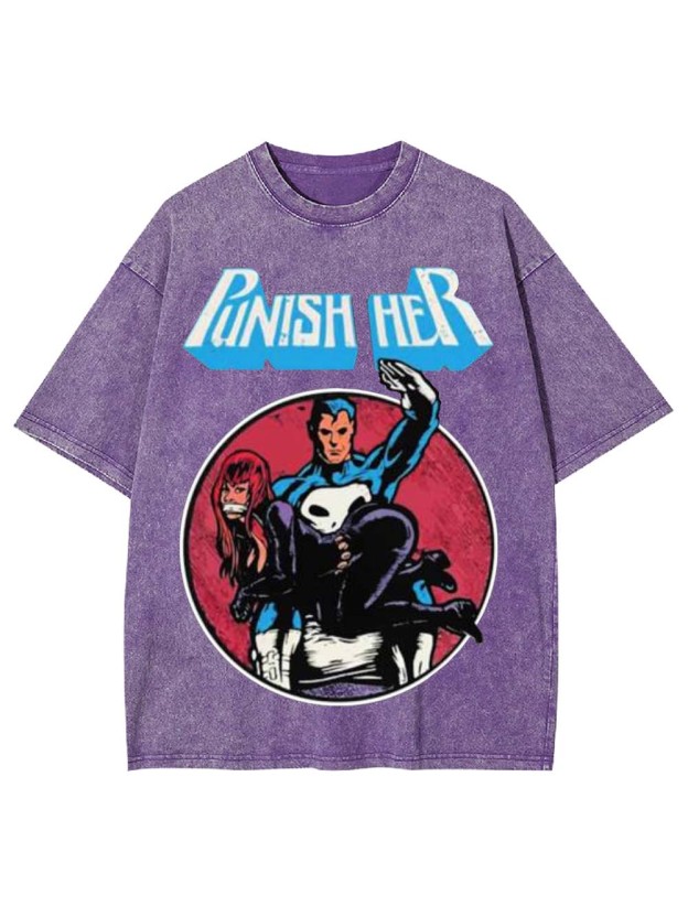 Punish Her Washed Tshirt