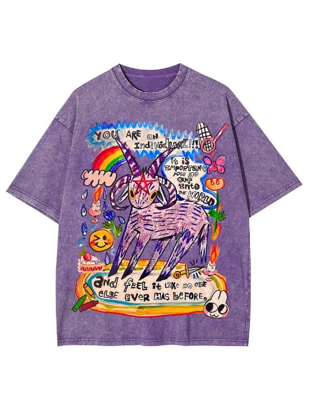 EMBRACE YOUR INDIVIDUALITY WASHED TSHIRT