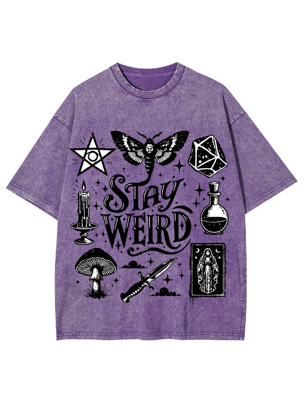 Mystic Vibes Washed Tshirt