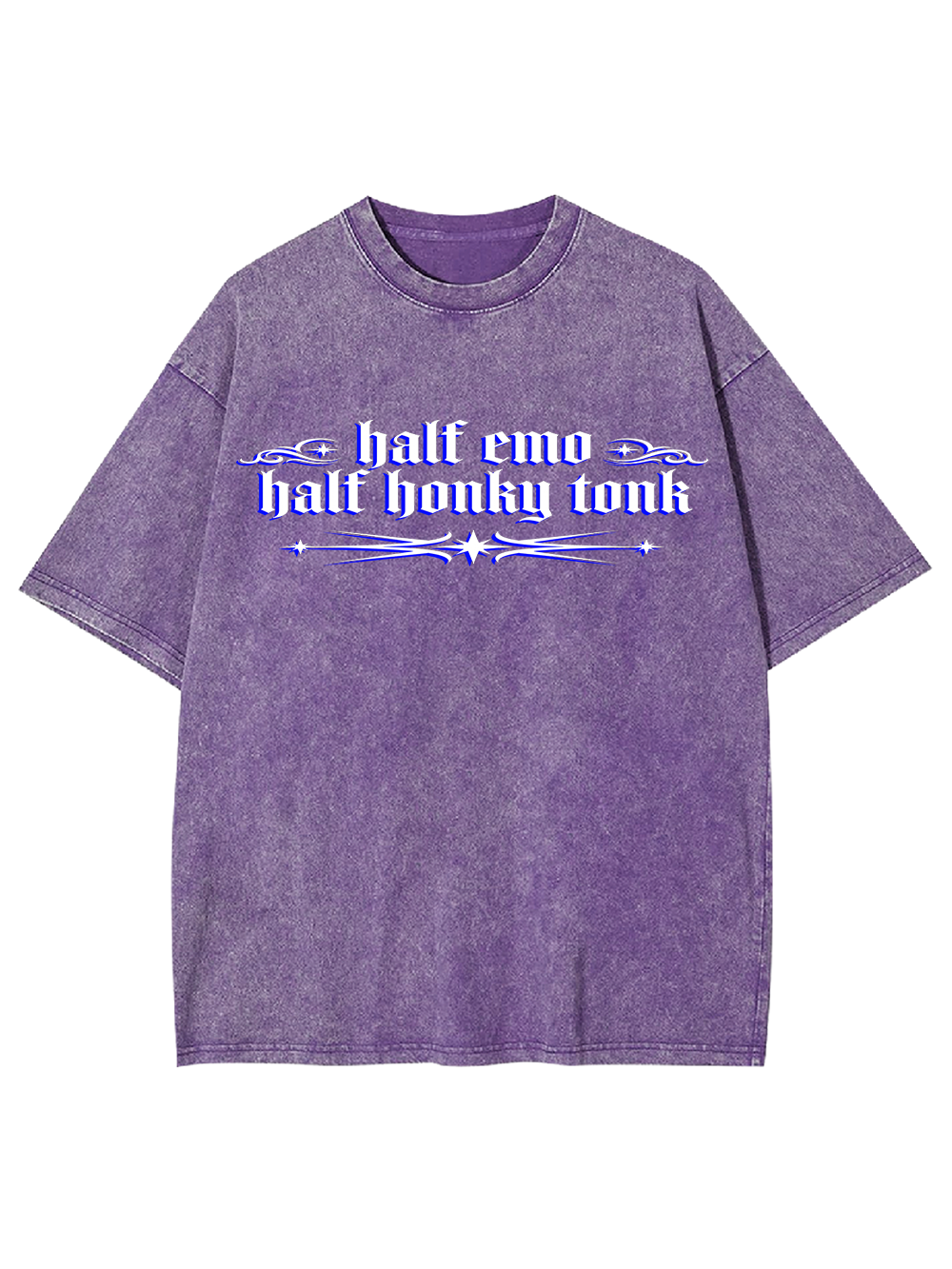 HALF EMO HALF HONKY TONK WASHED TSHIRT