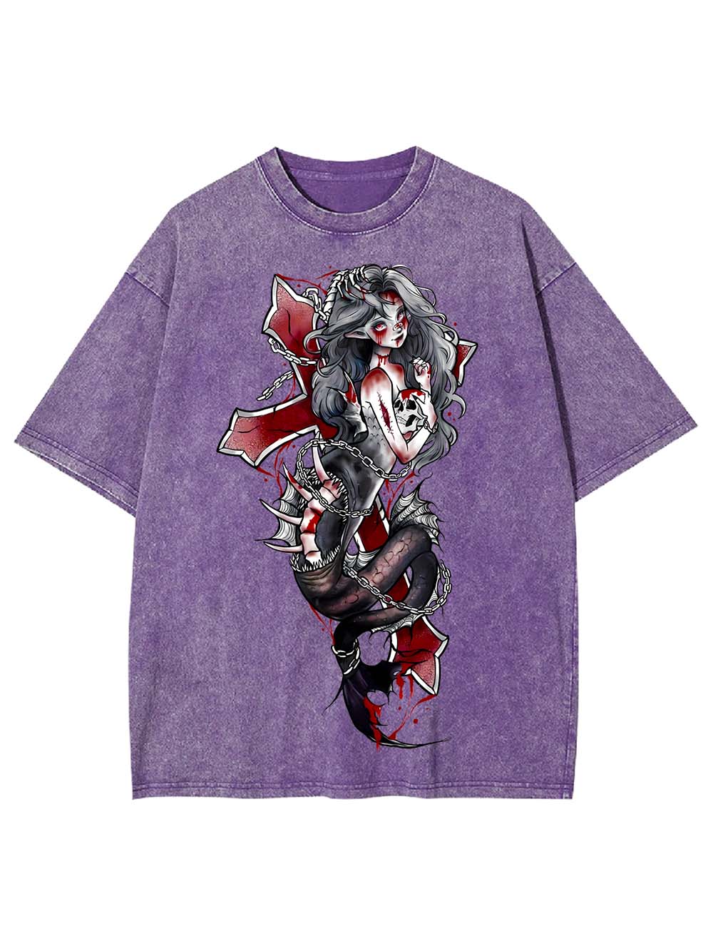 Siren of the Crimson Cross Washed Tshirt