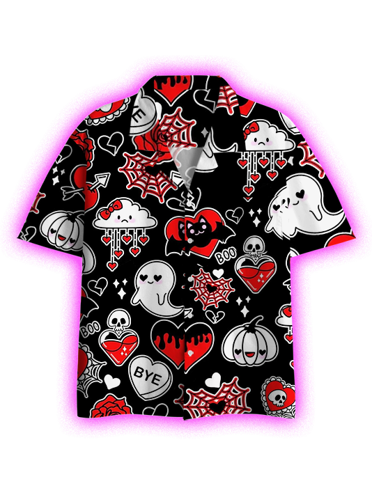 Spooky Love Vibes Pocket Shirt