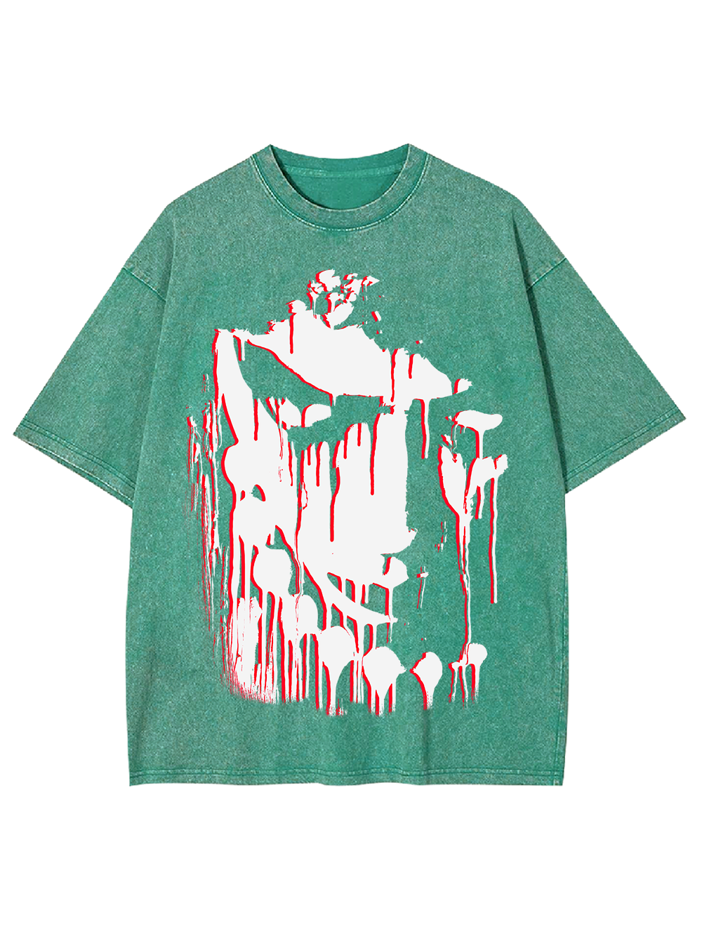 BLOODY DRIPPING FACE WASHED TSHIRT