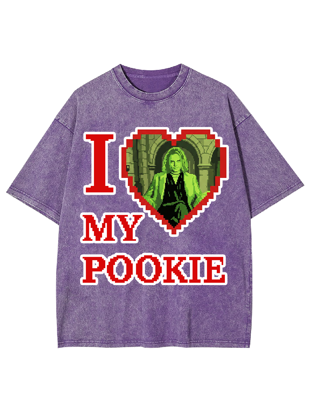 I LOVE MY POOKIE WASHED TSHIRT