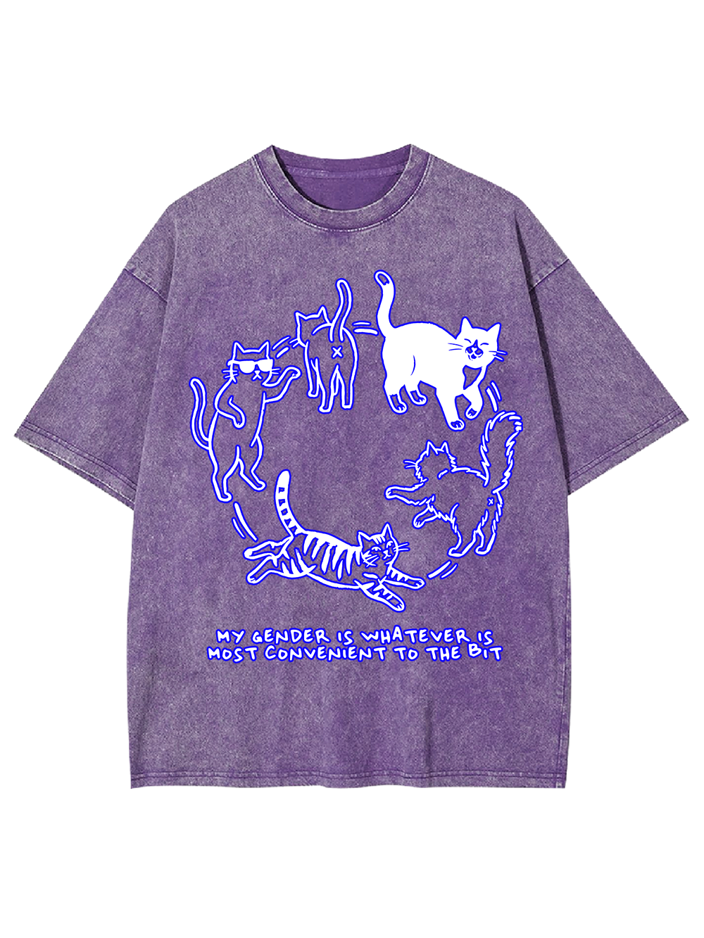 MY GENDER IS WHATEVER IS MOST CONVENIENT TO THE BIT AAA WASHED TSHIRT