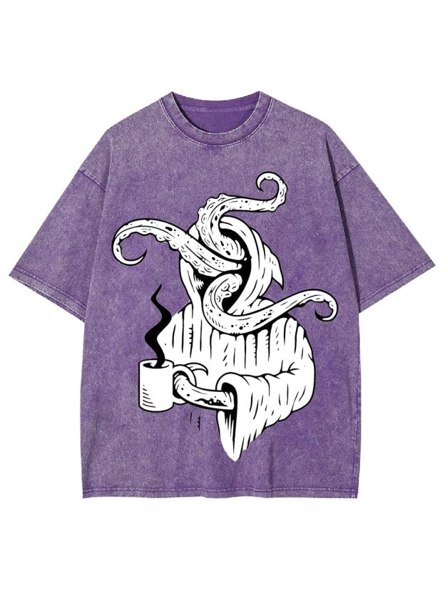 Need Some Coffee? Washed Tshirt
